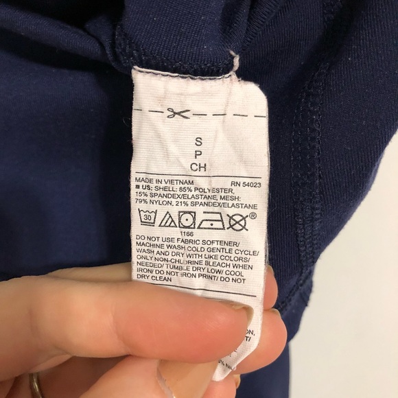 Blue elevate go dry high rise old navy leggings - Picture 13 of 15